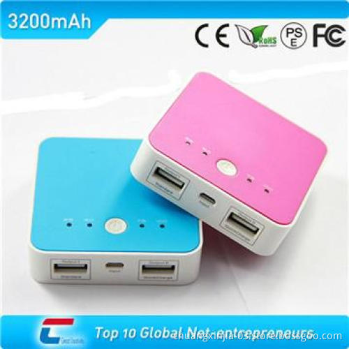 3200mah power bank external battery pack